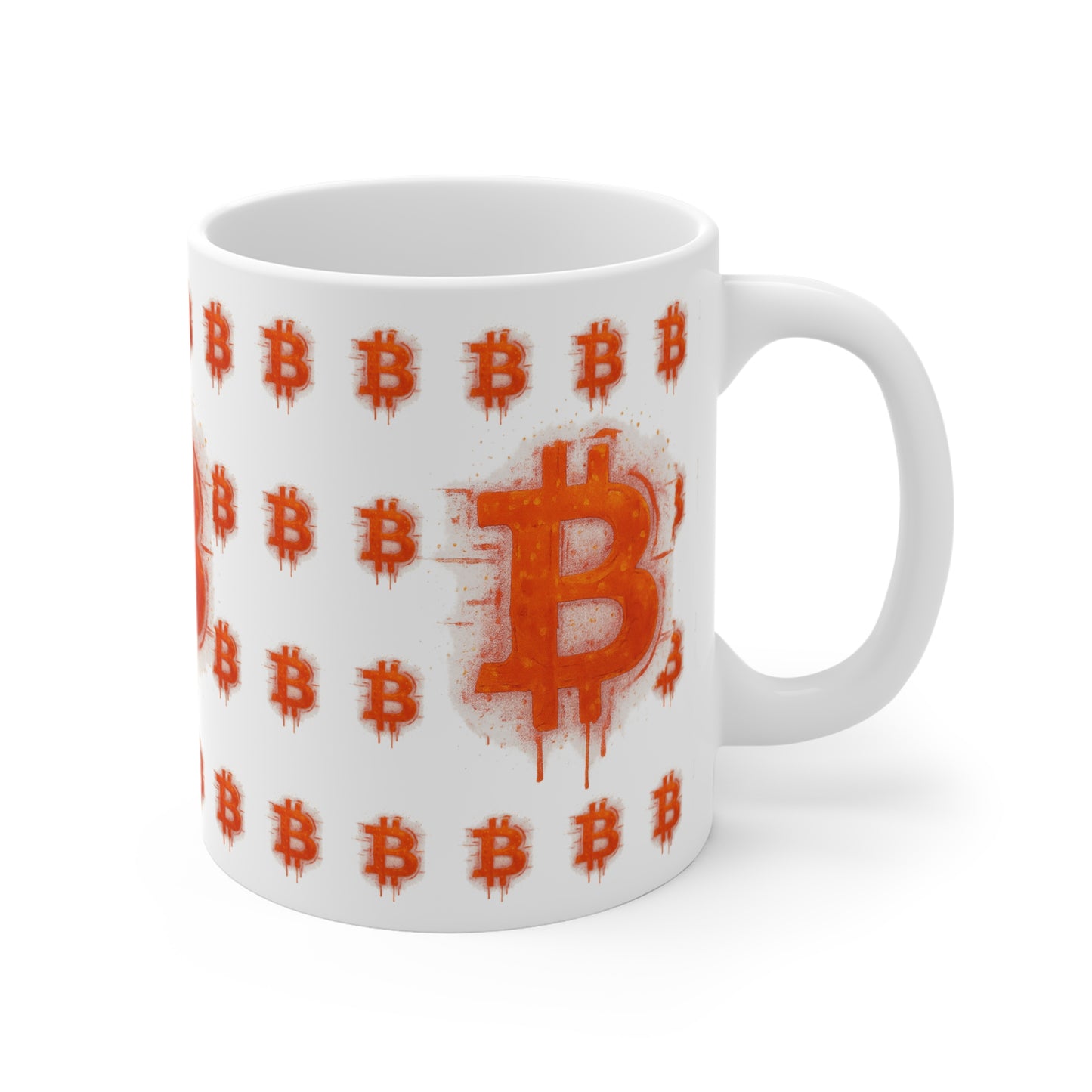 Bitcoin Themed Mug, Cryptocurrency Gift, Coffee Cup for Investors, Bitcoin Lover's Mug, Digital Currency Drinkware