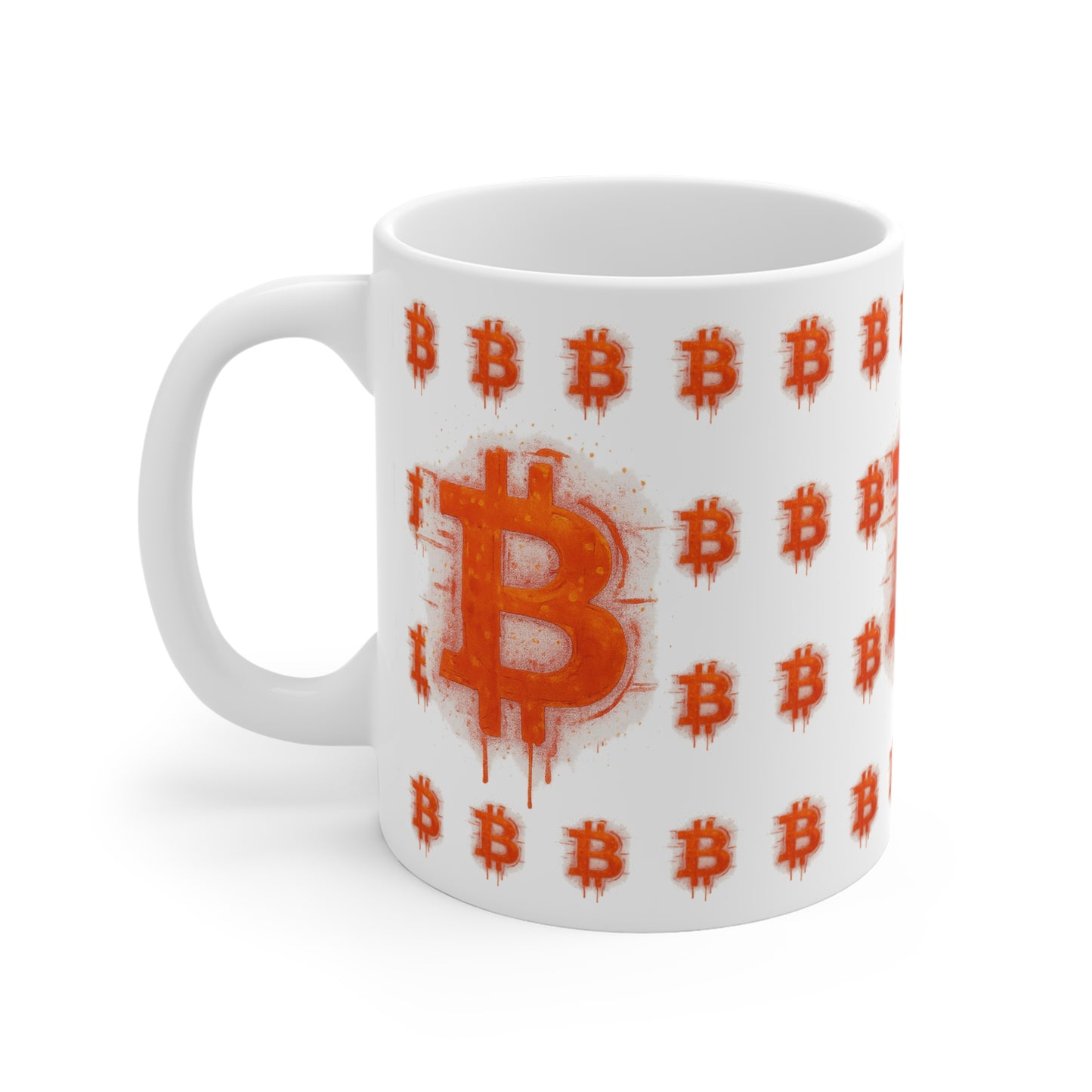 Bitcoin Themed Mug, Cryptocurrency Gift, Coffee Cup for Investors, Bitcoin Lover's Mug, Digital Currency Drinkware