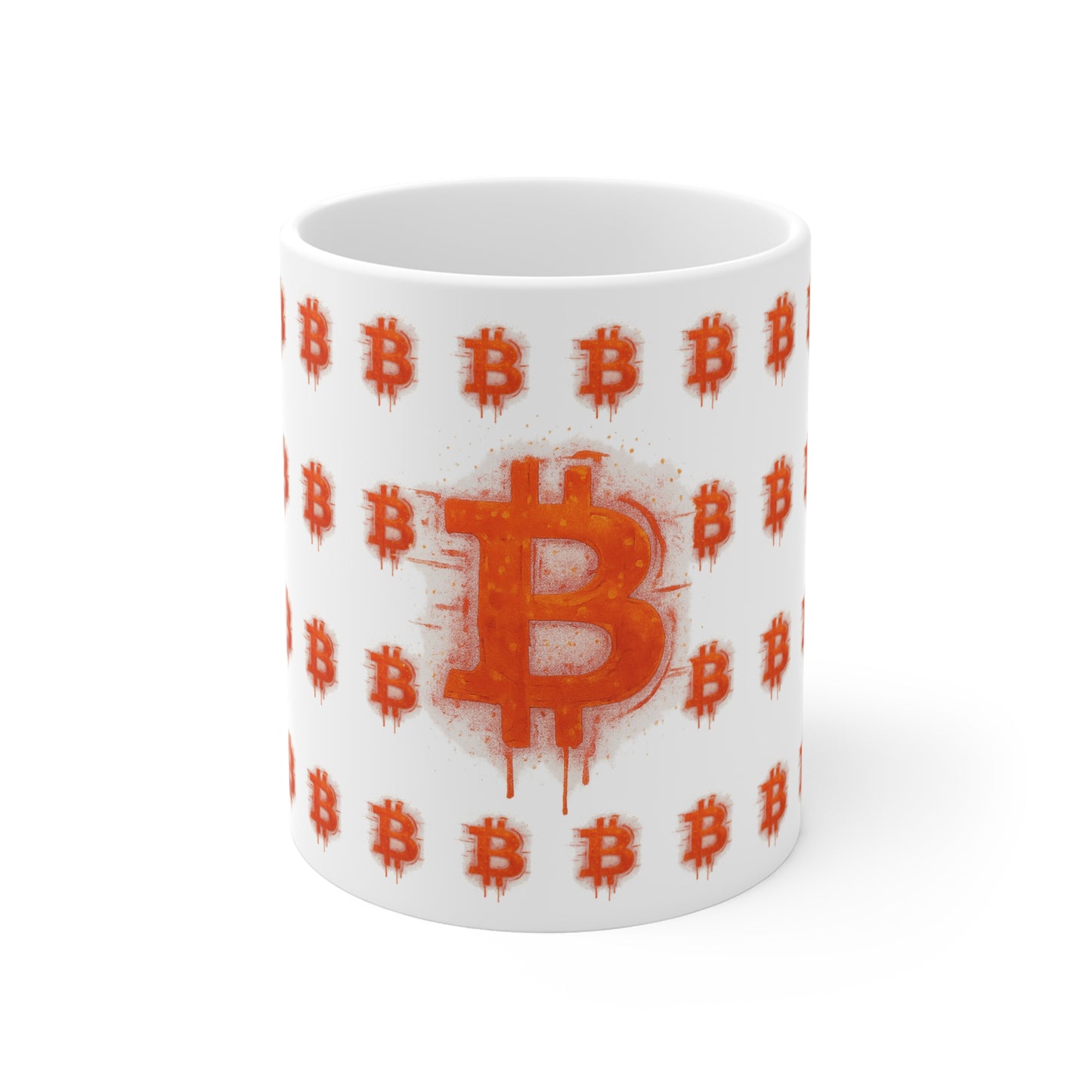 Bitcoin Themed Mug, Cryptocurrency Gift, Coffee Cup for Investors, Bitcoin Lover's Mug, Digital Currency Drinkware